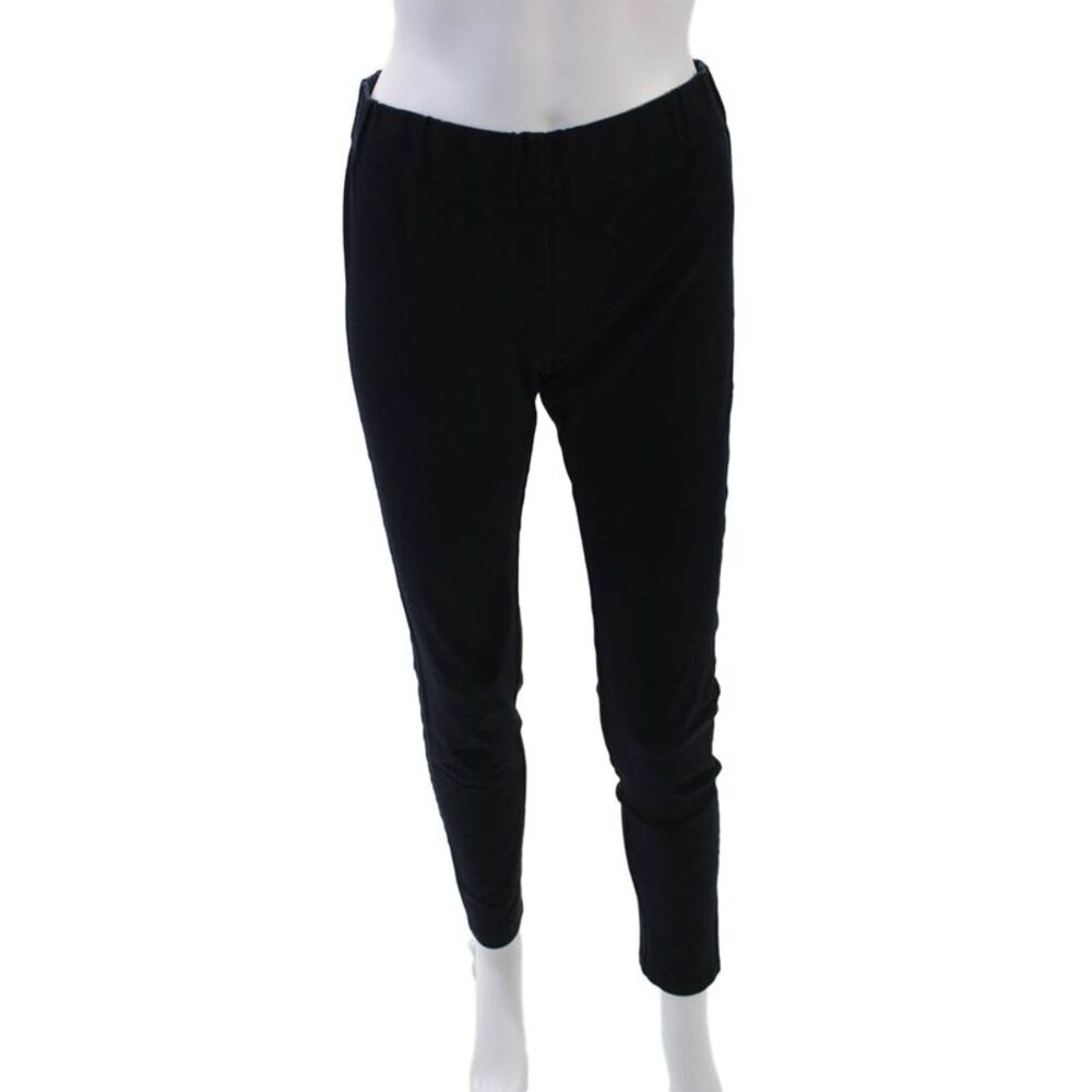Joseph Womens Elastic Waistband Lined Tapered Leg Dress Pants Navy Size EUR 38